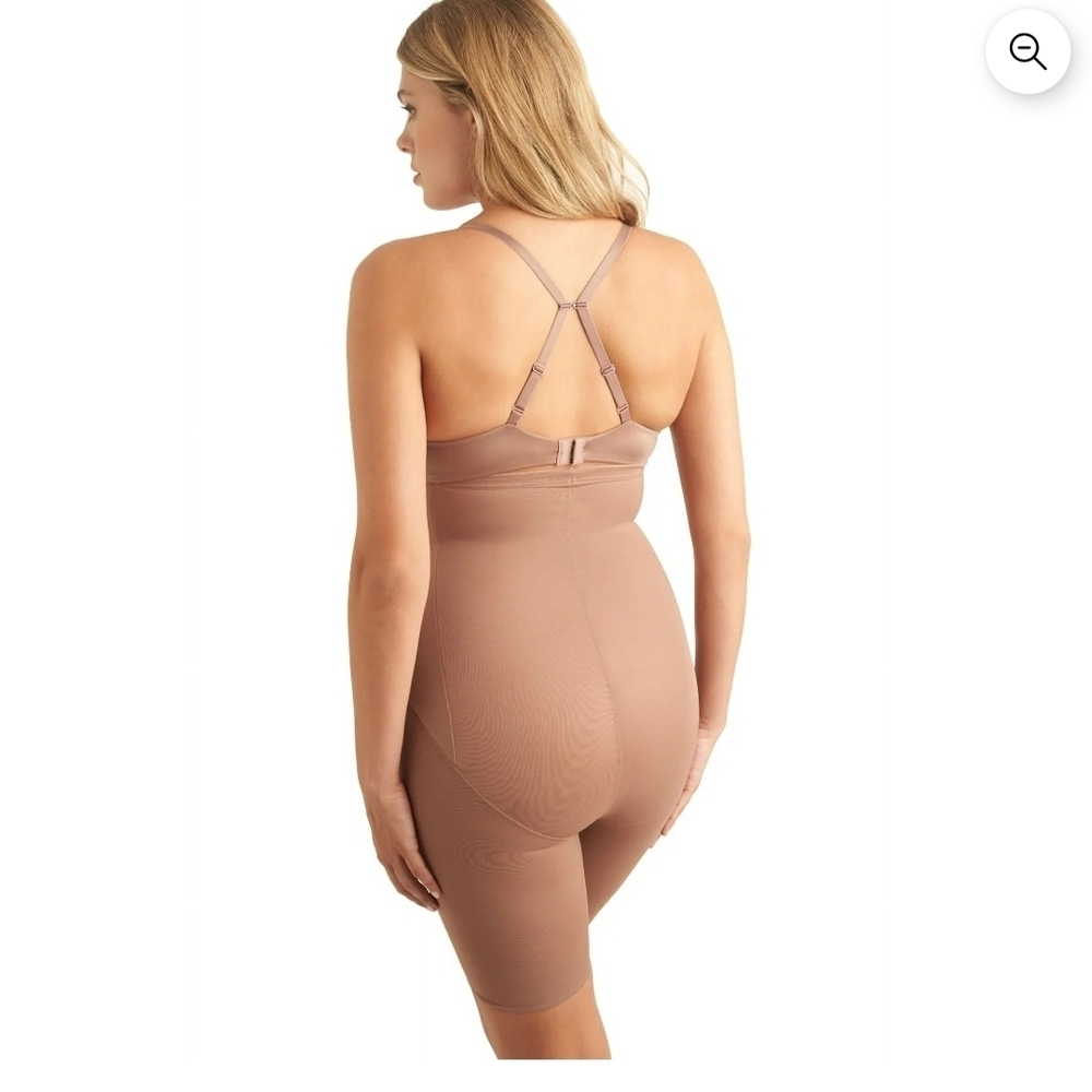 NWT Women's NUDE Miraclesuit High-Waisted Shapewear Shorts ~sz XL - Picture 4 of 8